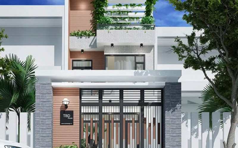 alt: Xu hướng thiết kế nhà phố 3 tầng hiện đại