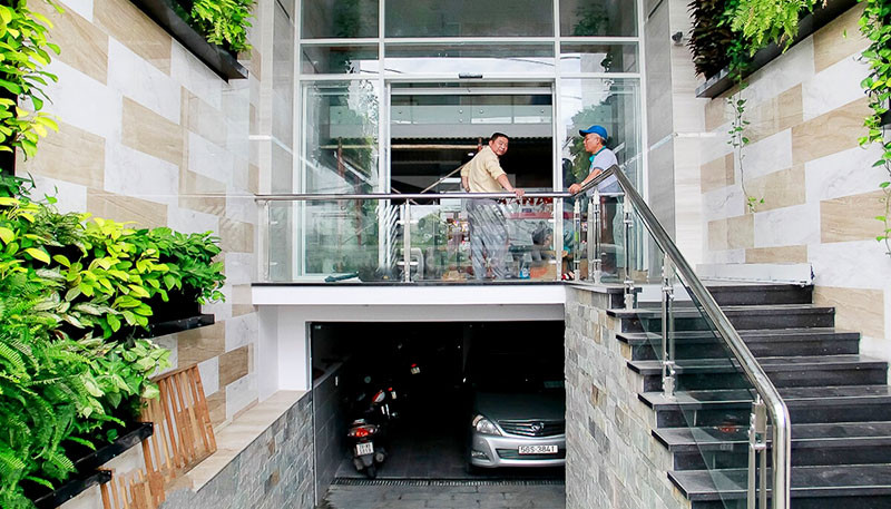bản vẽ nhà phố có tầng hầm