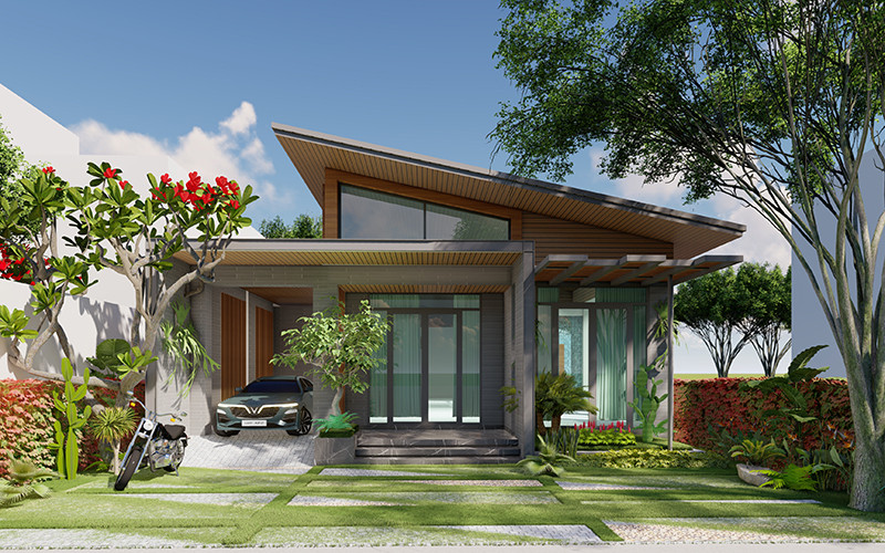 biệt thự bán cổ điển sân vườn