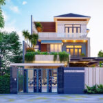 Biệt thự hiện đại với nội thất phá cách