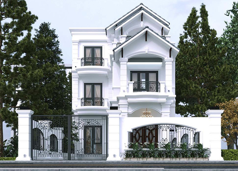 Biệt thự phố được xây dựng chủ yếu ở nội đô, tại mảnh đất có diện tích nhỏ hơn biệt thự thông thường