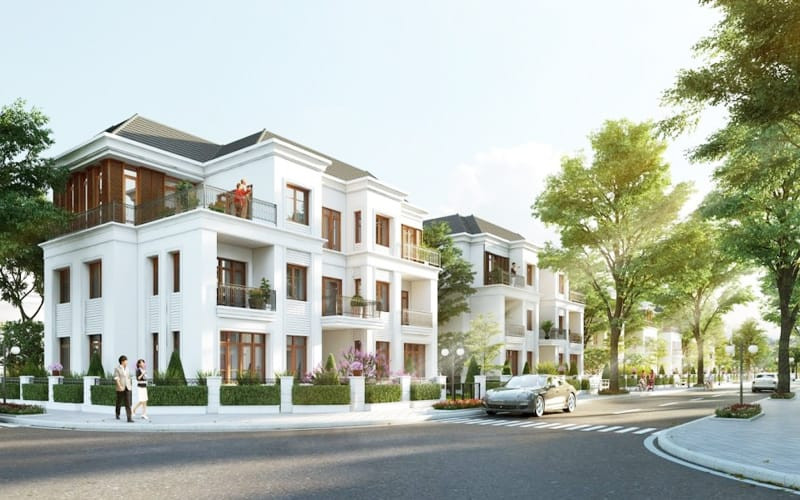 biệt thự tứ lập