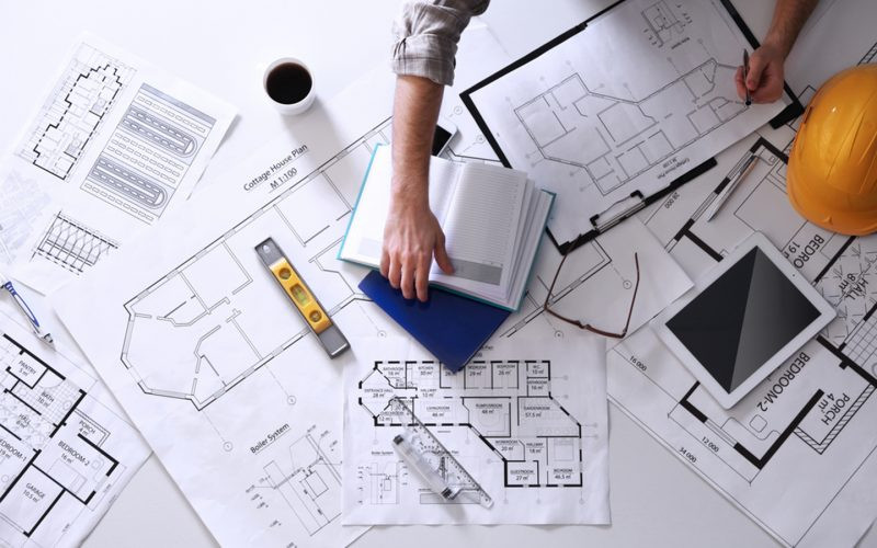 Cách tính m2 xây dựng nhà phố chữ L