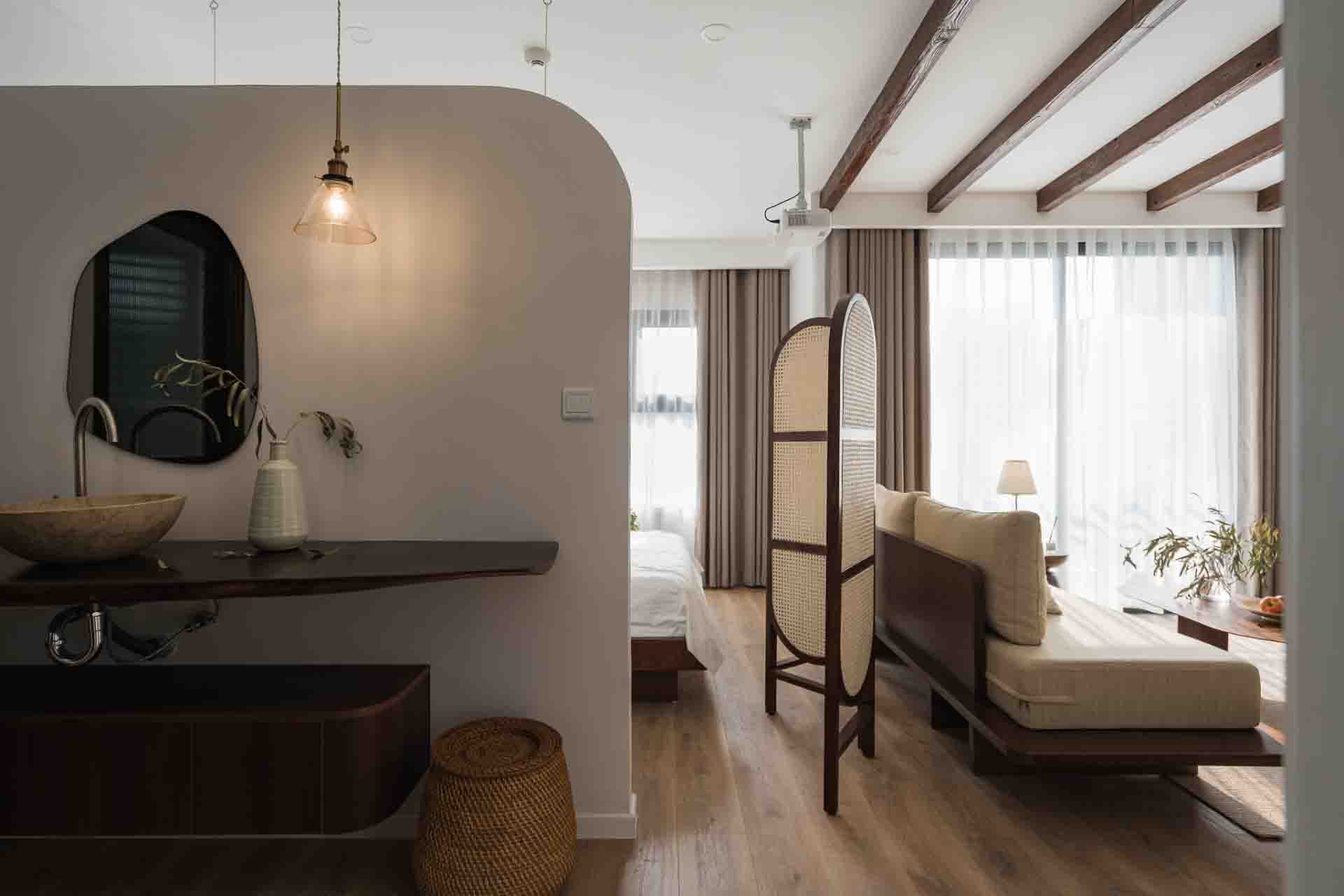 Căn hộ mang đậm vẻ đẹp rất riêng nhờ áp dụng triết lý Wabi-sabi