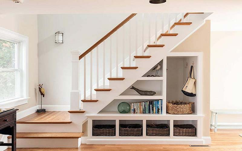 Cầu thang đổi chiều 180 độ