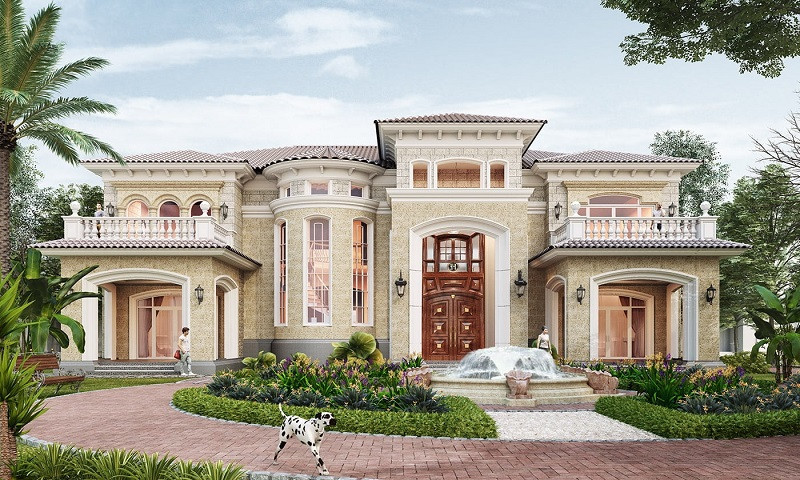 mẫu lâu đài biệt thự đẹp