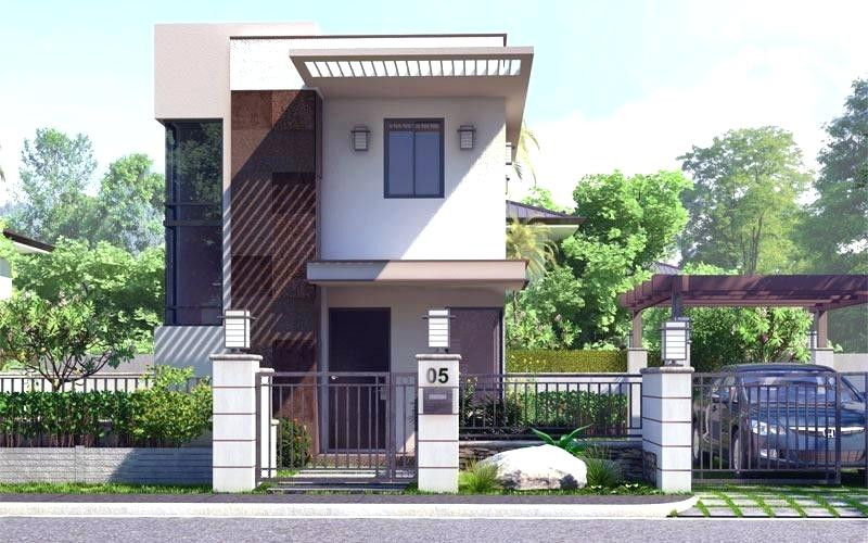 mẫu nhà phố 2 tầng 5x15