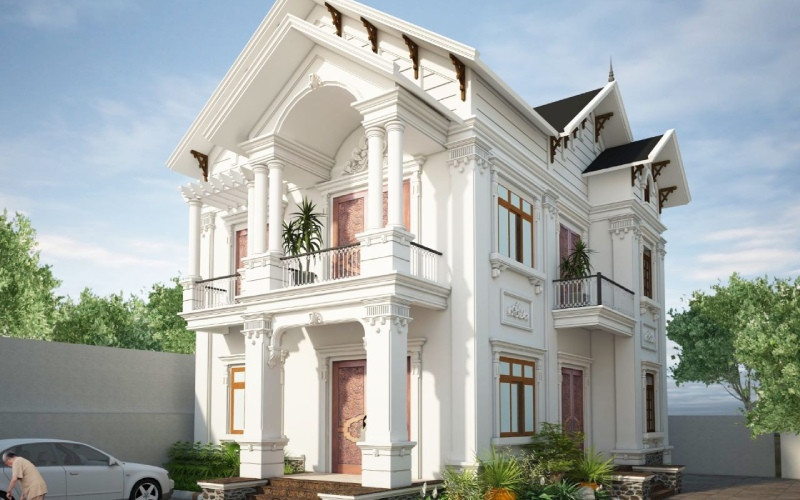 Nhà phố 3 phòng ngủ có gara ô tô