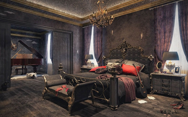 Phong cách thiết kế bán cổ điển đậm chất Gothic