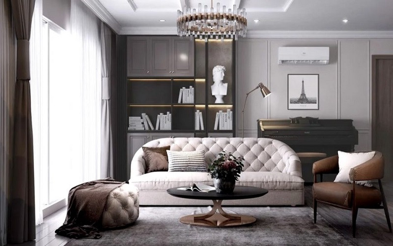 Phong cách thiết kế bán cổ điển kết hợp cùng sự tối giản