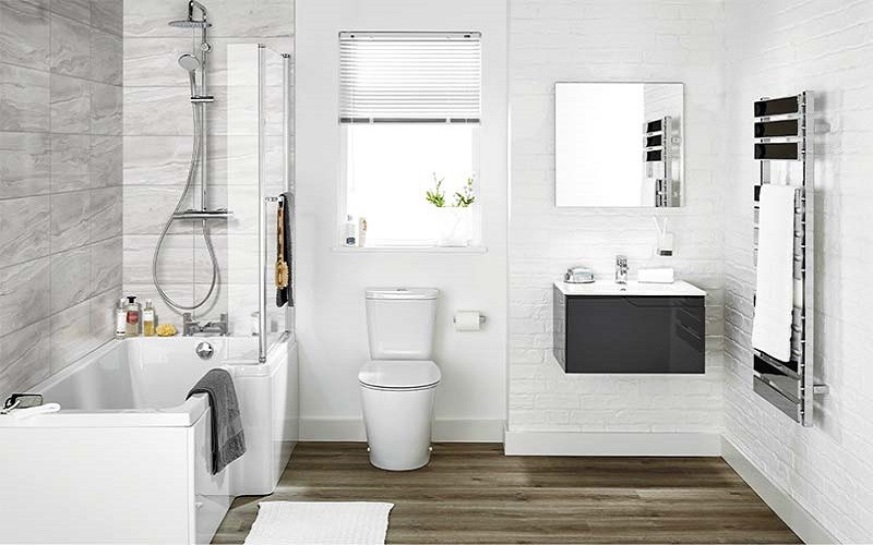 thiết kế nhà vệ sinh cho nhà phố 1 tầng