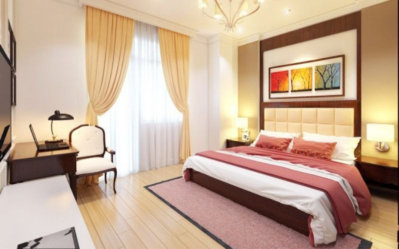 thiết kế nội thất bán cổ điển