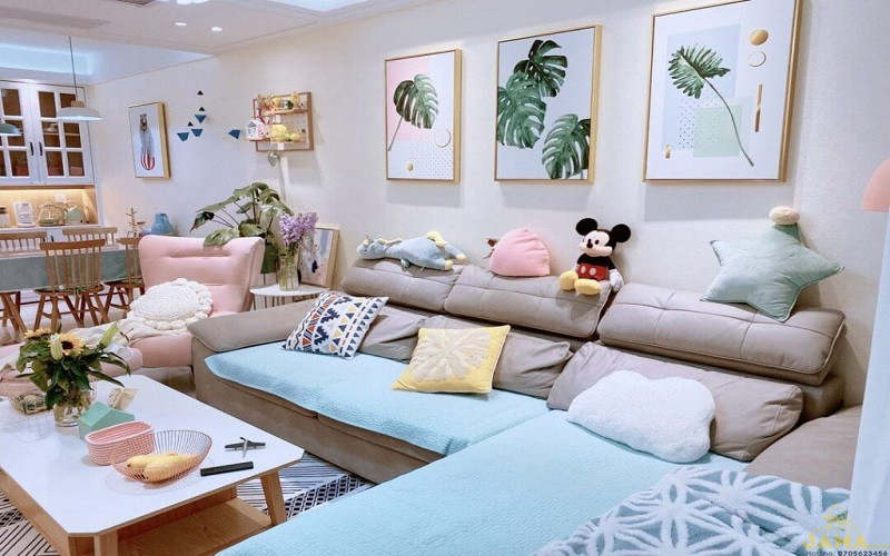 Ứng dụng màu Pastel trong thiết kế nội thất