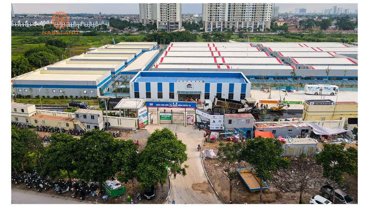 Bệnh viện dã chiến được xây dựng theo lệnh khẩn cấp