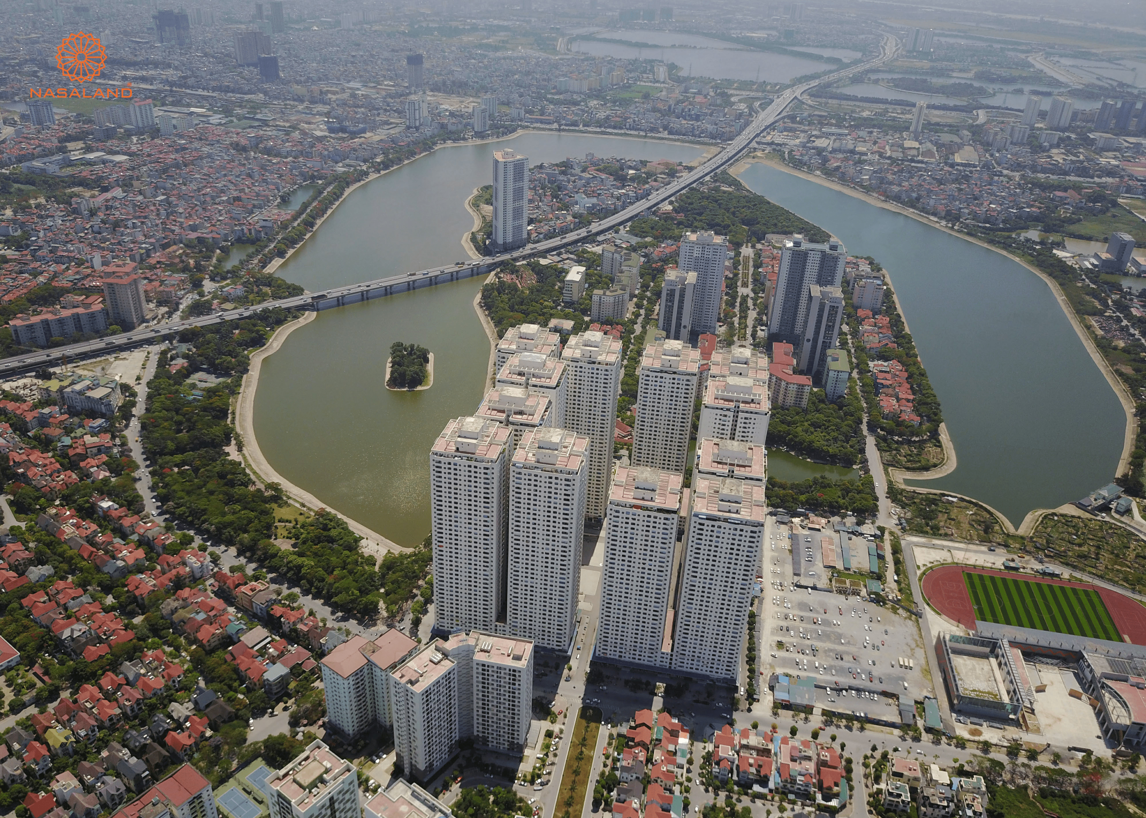 Cảnh quan đất phi nông nghiệp đô thị.