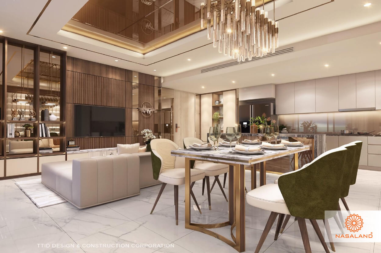 Dự án Thảo Điền Green có thiết kế hiện đại, sang trọng, thoáng mát