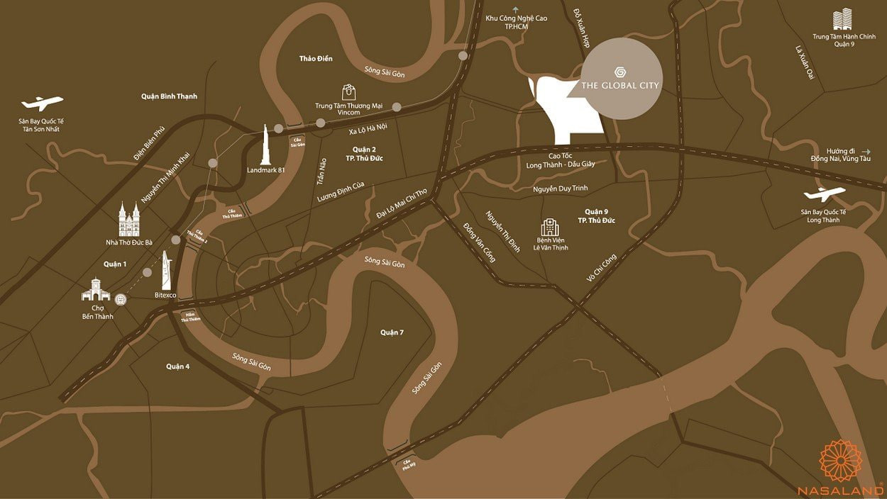 Hình ảnh vị trí dự án Soho Global City