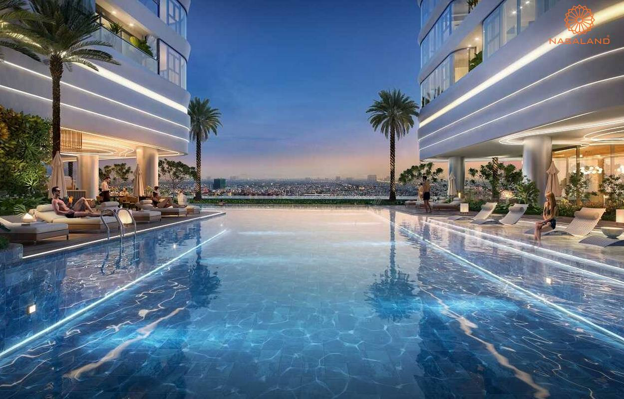Hồ bơi vô cực tại King Crown Infinity Thủ Đức