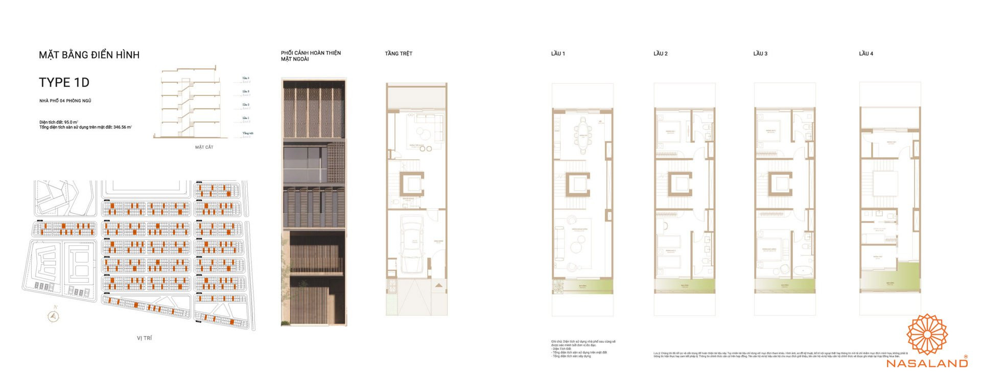 Mặt bằng Soho Global City - Type 1D