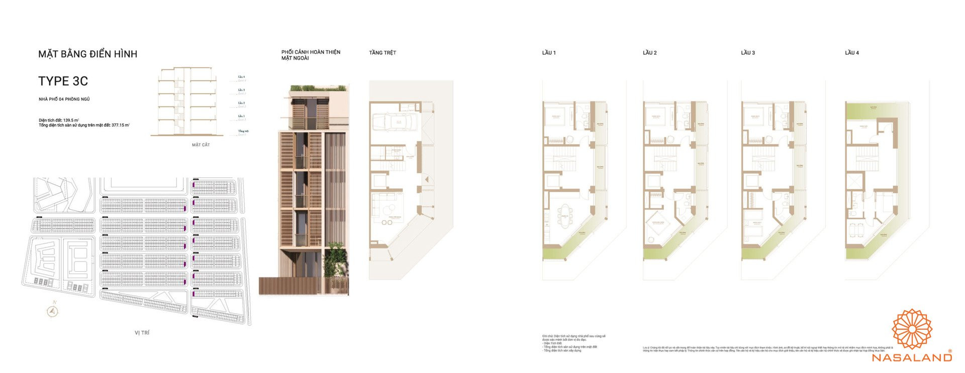 Mặt bằng Soho Global City - Type 3C