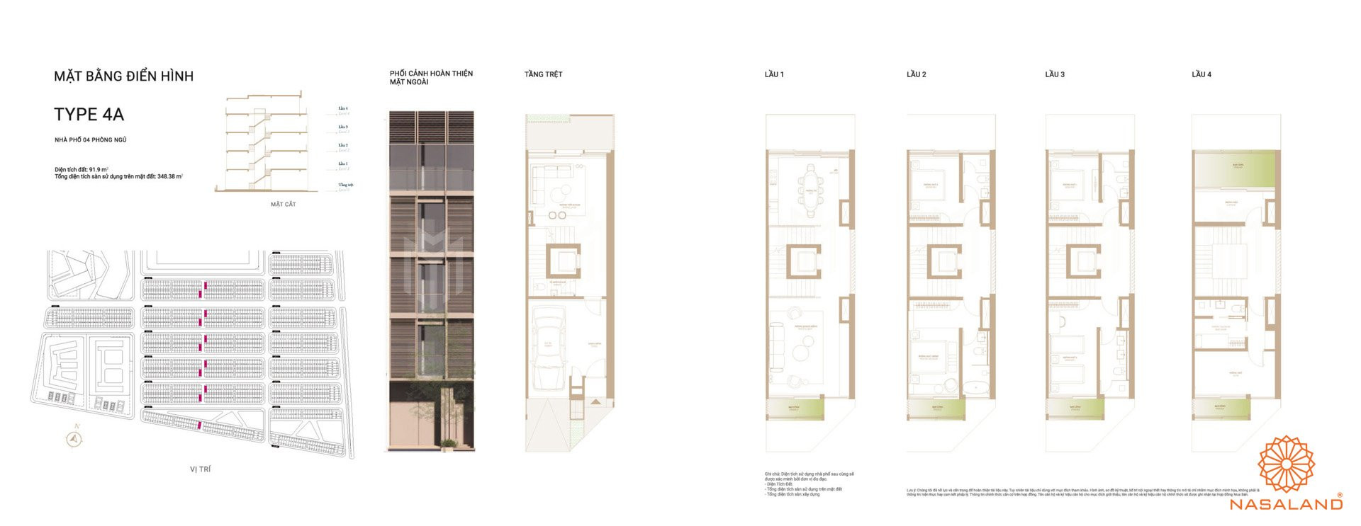 Mặt bằng Soho Global City - Type 4A