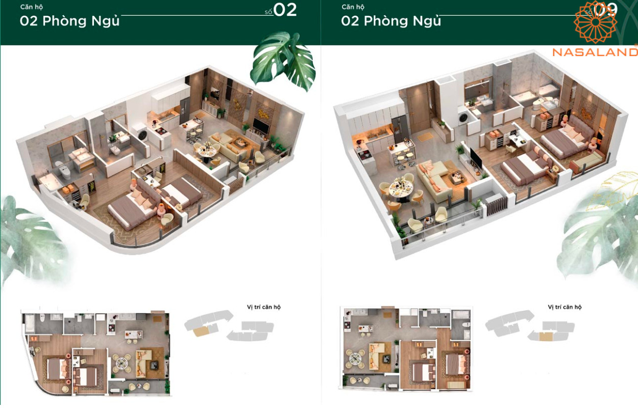Thiết kế chi tiết căn hộ 3PN Thảo Điền Green