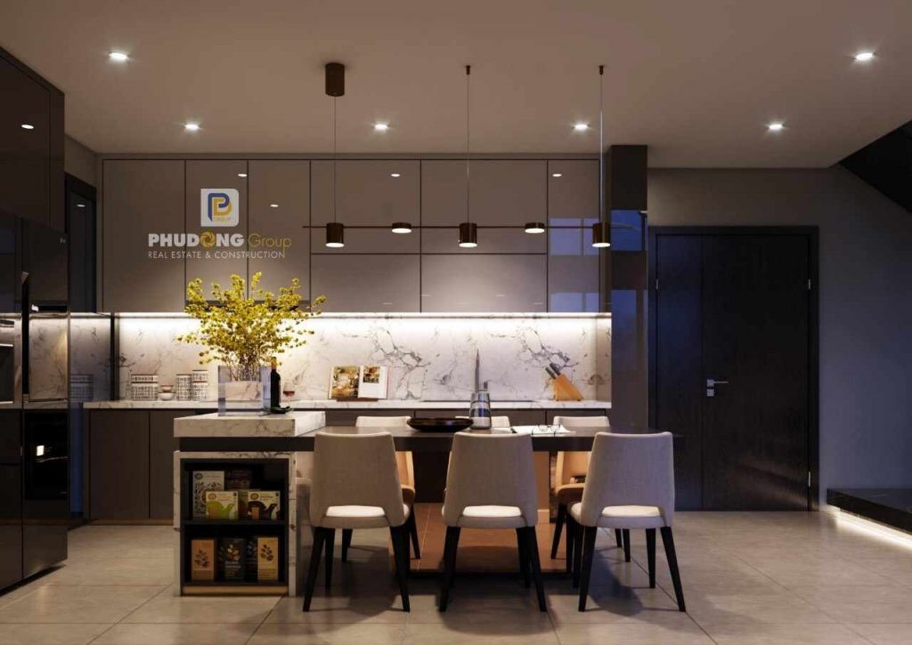 Thiết kế sang trọng của căn hộ dự án Phú Đông Sky Garden