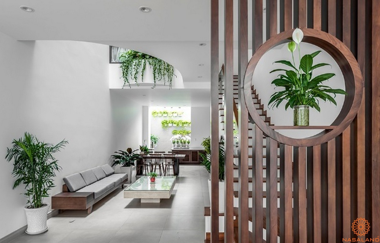 Thông tầng thay thế cho vách ngăn
