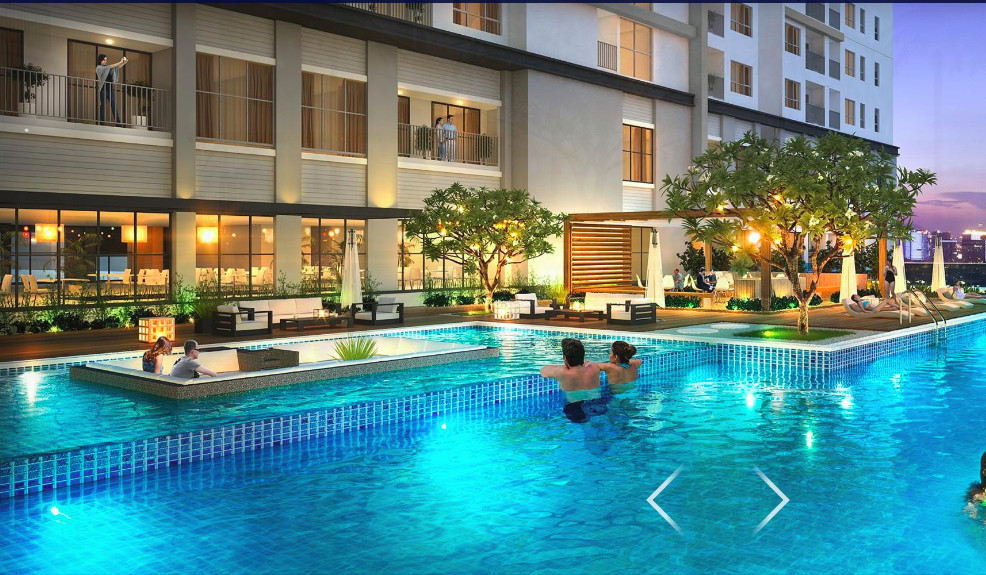 Tiện ích hồ bơi tại dự án chung cư Urban Green