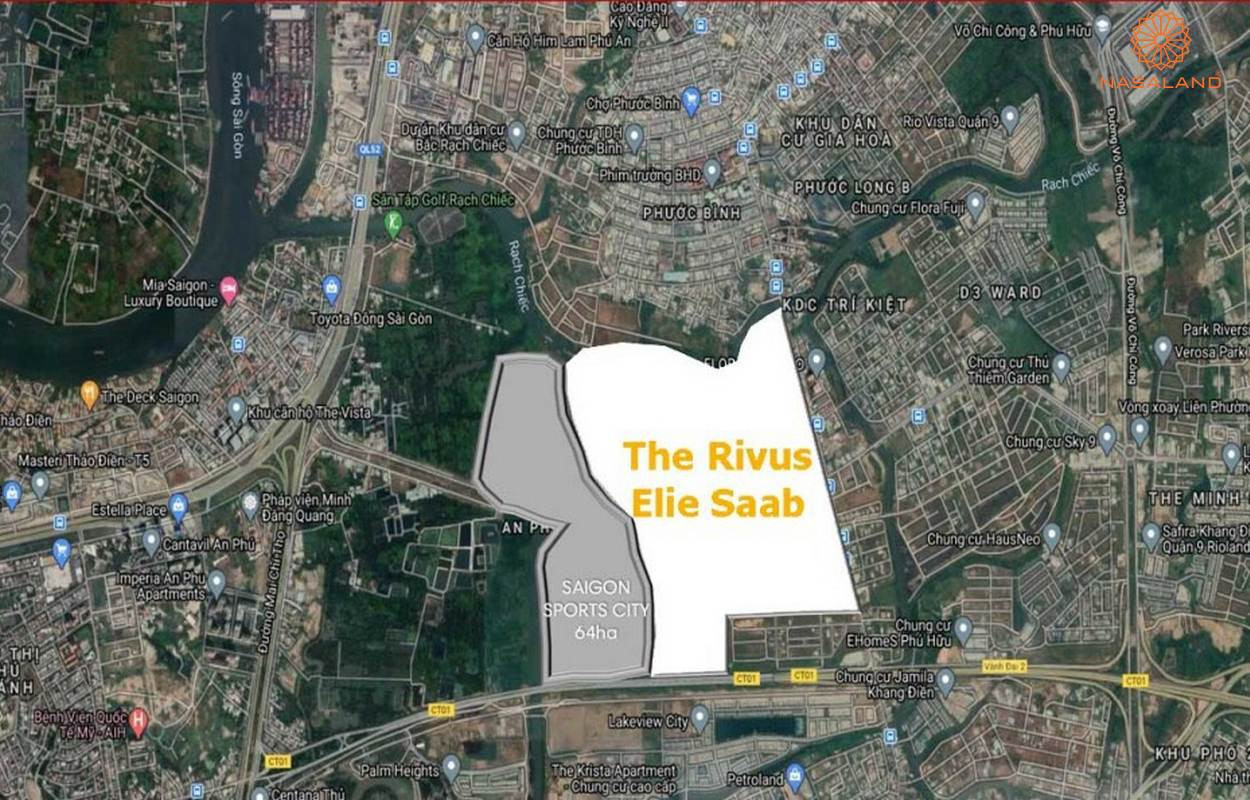 Tiện ích The Global City đến từ vị trí