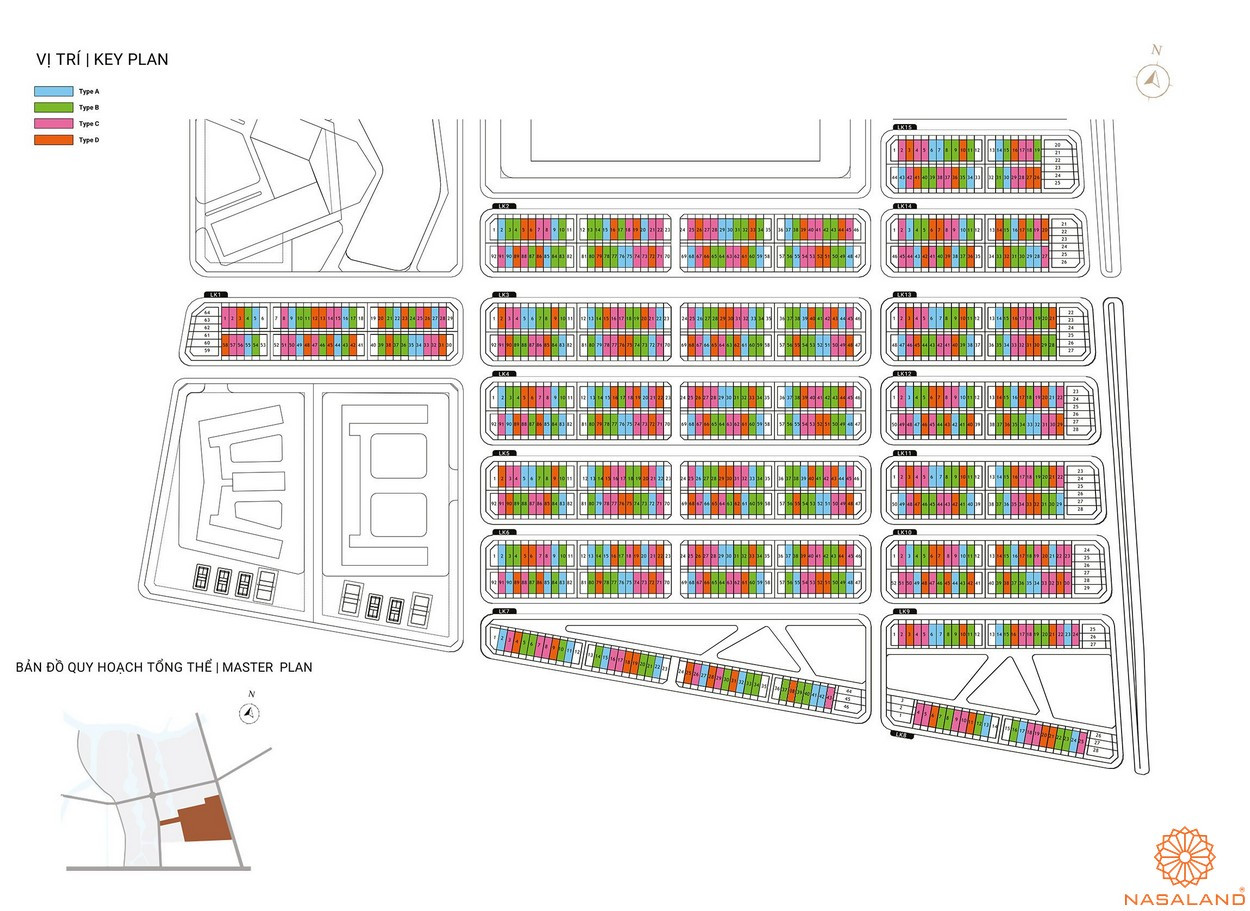 Tổng thể mặt bằng Soho Global City