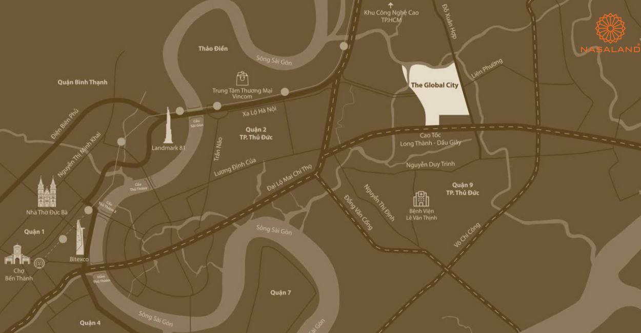 Vị trí dự án The Global City